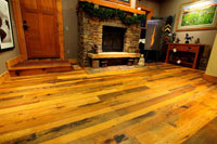 Reclaimed wood floors